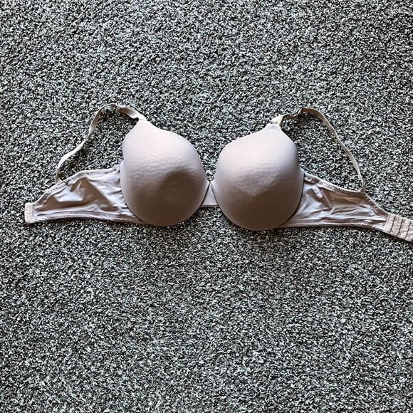 Warner's Other - Warners Beige Pink Push Up Bra 40D Supportive Feminine Classy Dainty Adjustable